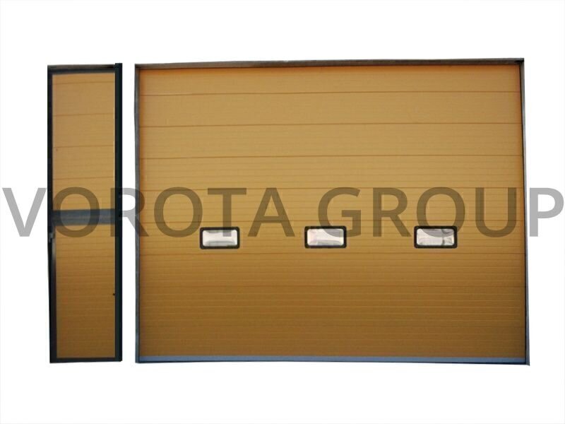 Ворота в гараж с дверью Doorhan 3500x2500 Ворота в гараж с дверью Doorhan 3500x2500