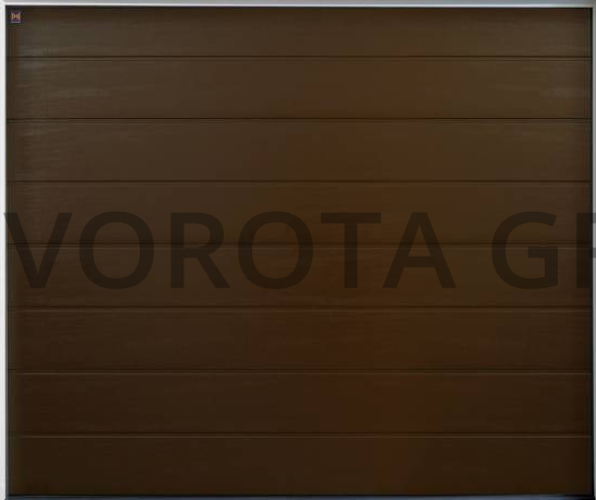 Гаражные ворота Hormann коричневого цвета 2200x2200 Гаражные ворота Hormann коричневого цвета 2200x2200